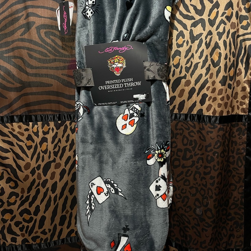 Ed Hardy Black and White Printed Men's Underwear